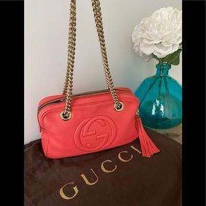100% Authentic Gucci Soho Chain Bag